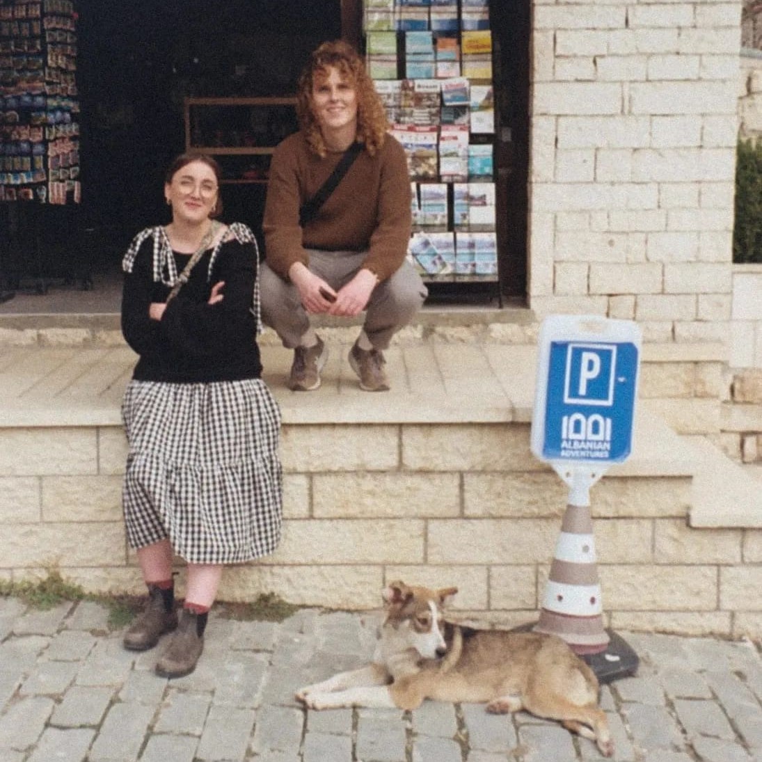Sophie and Emily in Albania